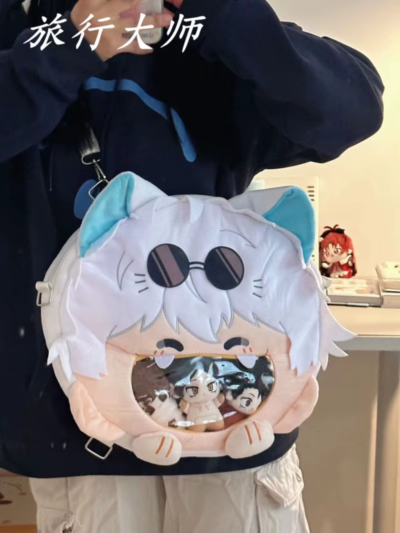 Anime Jujutsu Kaisen Itabag Gojo Satoru Kawaii Ita sac pour femmes sacs à dos sac à dos de poche Transparent Cosplay sac mignon