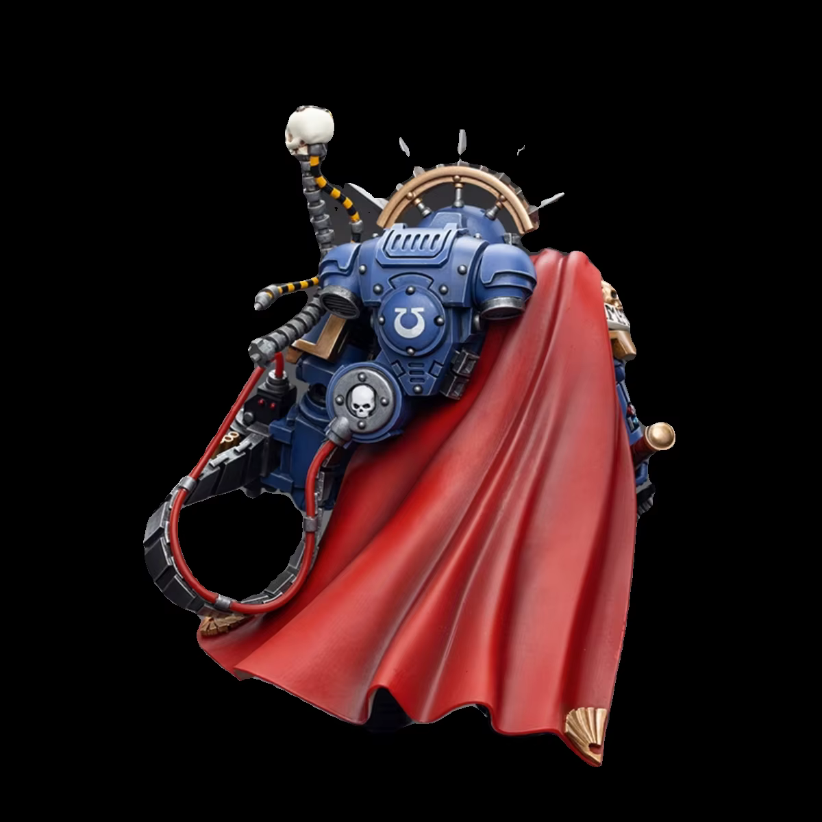 【Accessoires】Figurine d'action JOYTOY Warhammer 40K 1/18, modèle de jouet du capitaine des Ultramarines en armure Gravis, 3,75 pouces