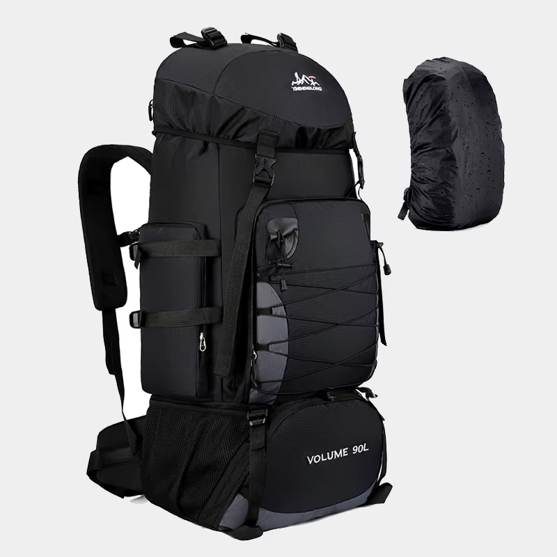 80L 90L grand sac à dos de Camping sac de voyage hommes femmes bagages randonnée sacs à bandoulière en plein air