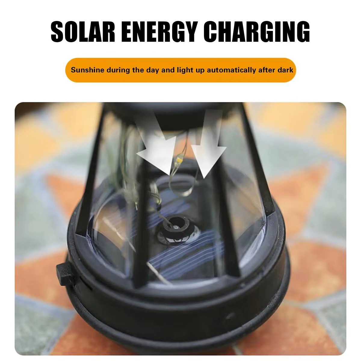 Lampe solaire rétro bougies lampes suspendues pour Camping lanternes extérieures décoratives Vintage jardin paysage lumière cour