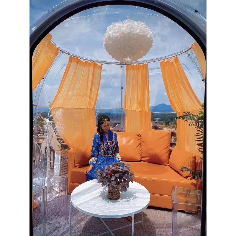 Nouvelle conception de chambre bulle gonflable pour hôtel