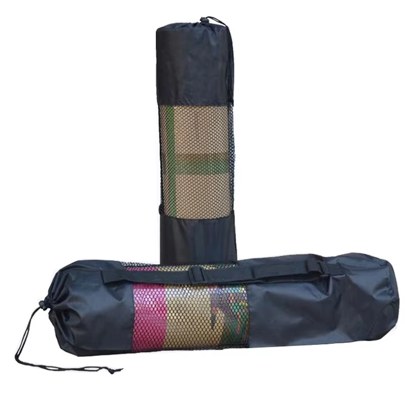 Sac à dos noir de Yoga, imperméable, en Nylon, avec ceinture ajustable