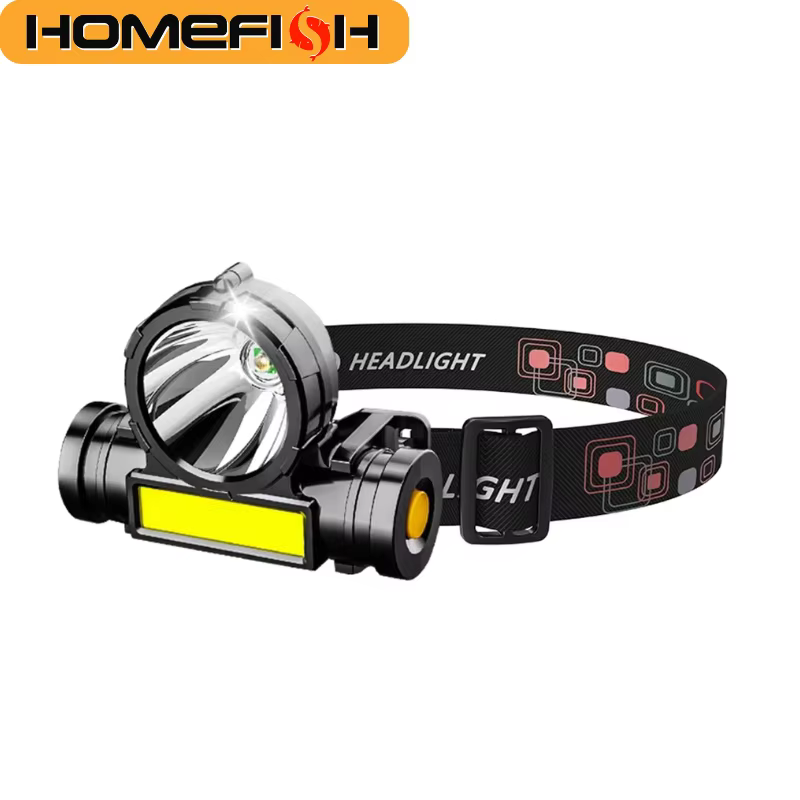 Lampe frontale LED puissante HOMEFISH