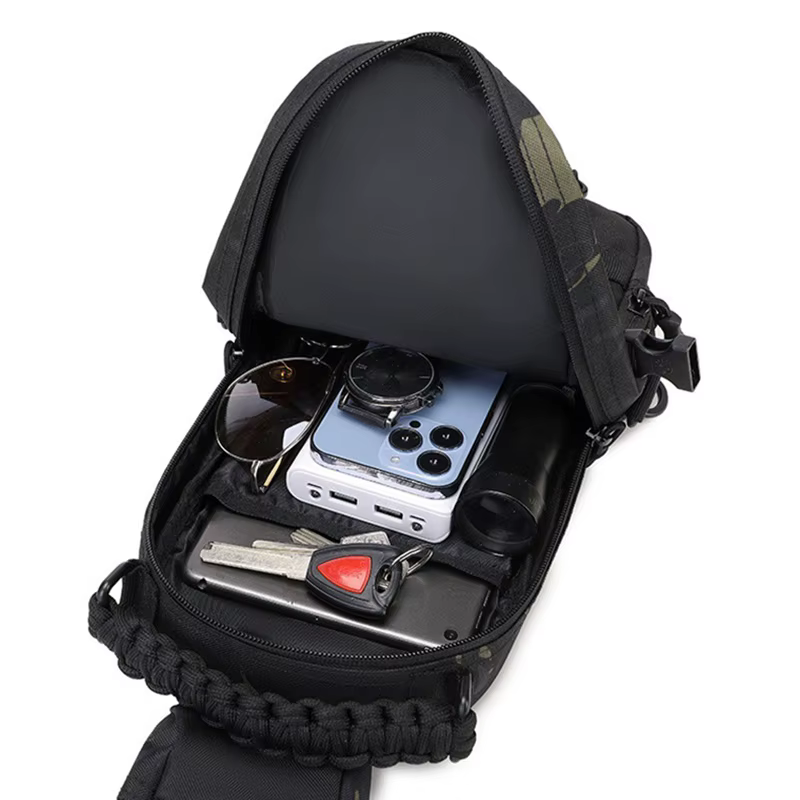Sac de poitrine de Camping sac à dos tactique pour hommes sport épaule randonnée en plein air escalade cyclisme pêche MOLLE Sling EDC Fanny Pack