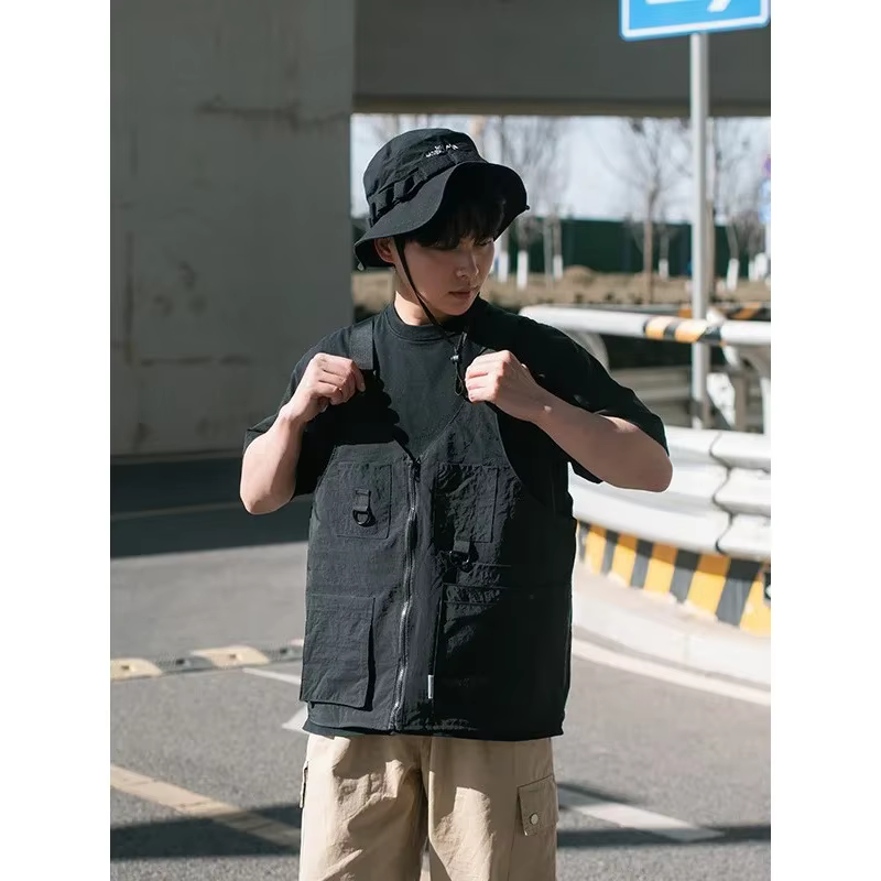 2026 nouveau Style à la mode marque vêtements de travail double usage sac à bandoulière multi-poches grande capacité Convertible sac à dos personnalité mochilas