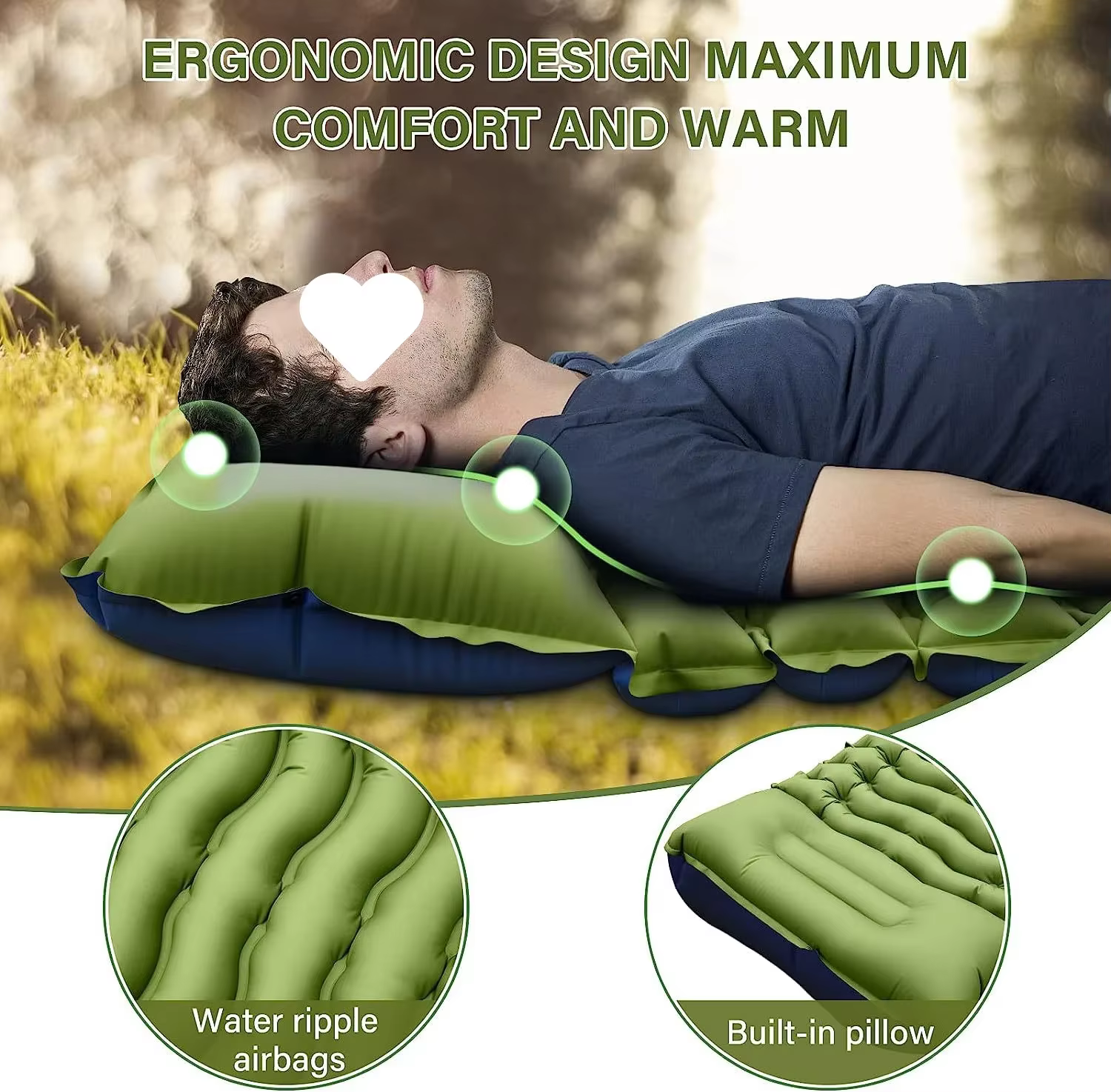 TARKA – matelas gonflable de Camping