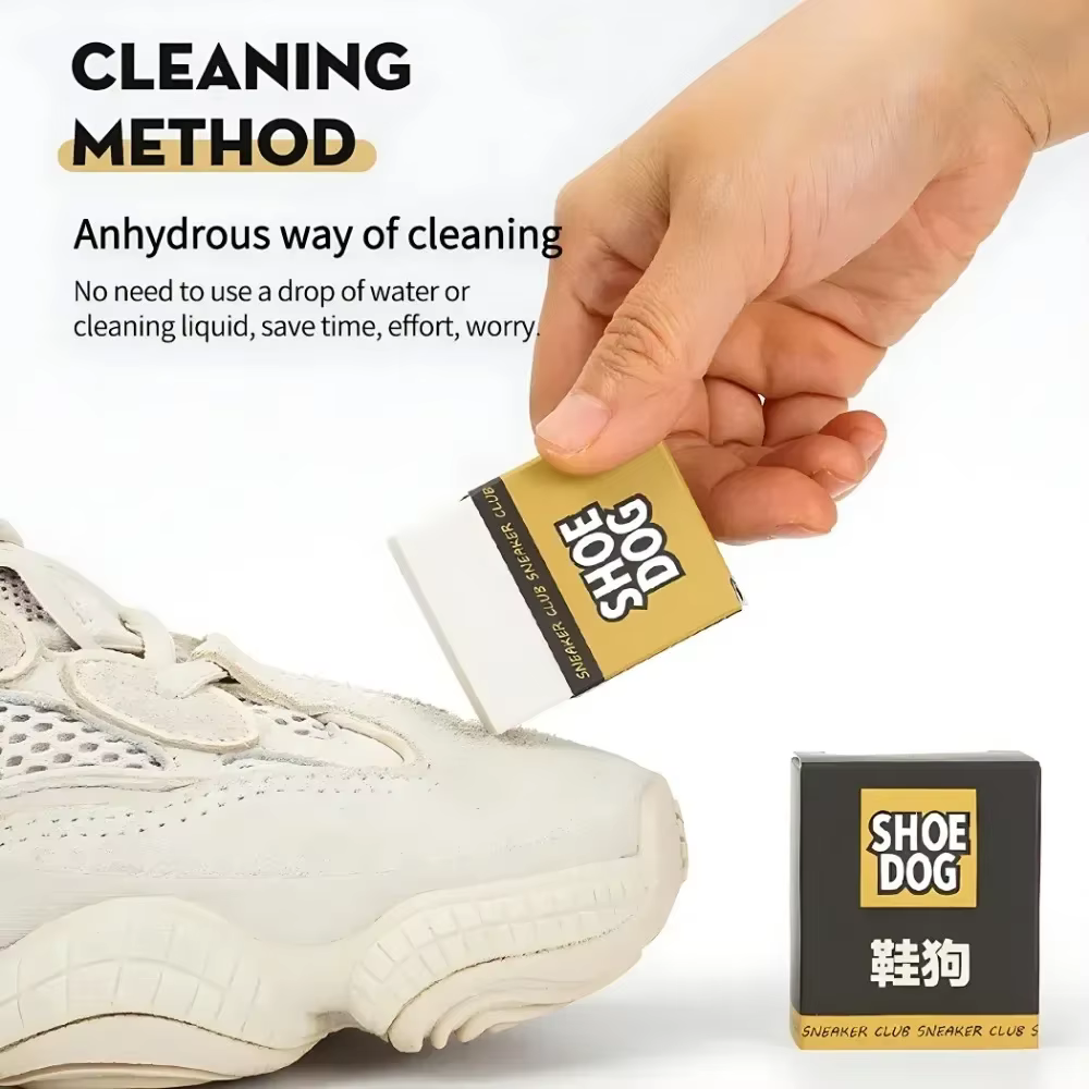 Nettoyeur de gomme à chaussures Portable pour baskets, daim et cuir, gomme de décontamination imperméable pour chaussures blanches et brillance de chaussures