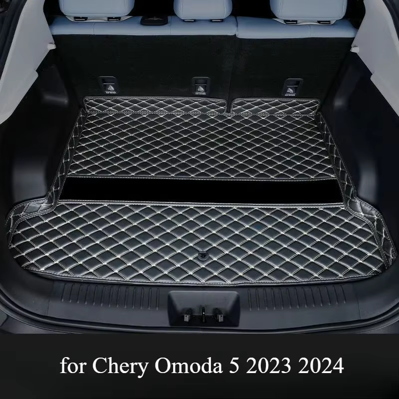 Tapis de coffre de voiture pour Chery Omoda 5, accessoires 2023 2024, coussin principal, rénovation du coffre de voiture spécial pour la décoration intérieure