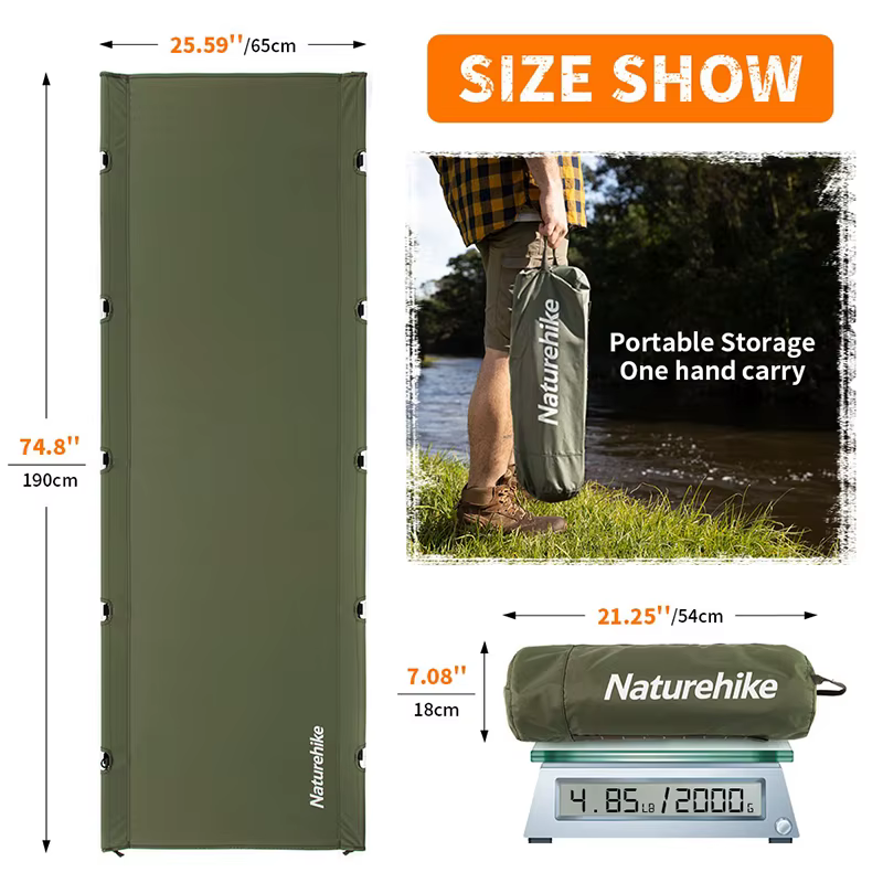 Naturehike – lit de Camping pliable et Portable