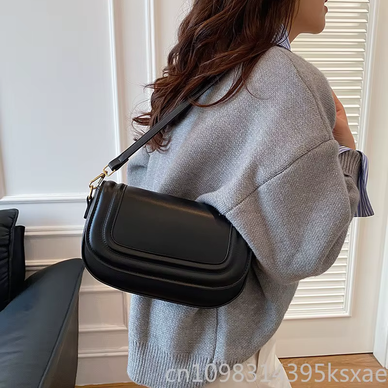 Sac bandoulière vintage en cuir vegan pour femme, convertible, grande capacité, avec poignée supérieure, idéal pour les trajets quotidiens