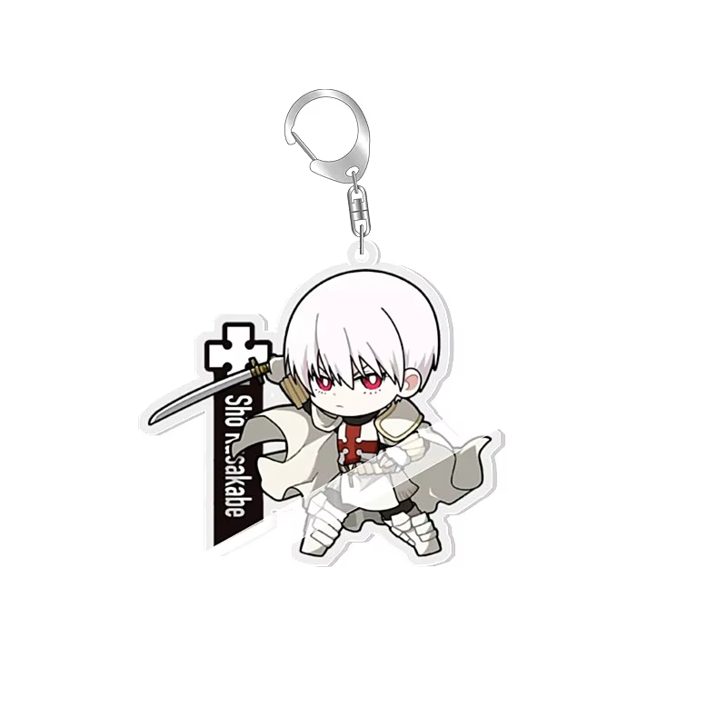 Porte-clés dessin animé Fire Force Shinra Kusakabe, Arthur Boyle Kotatsu Tamaki, étiquette de sac, accessoire Baji