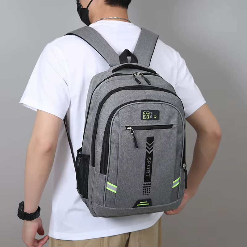 Sac à dos multifonction pour hommes, grande capacité, sac d'ordinateur pour les déplacements professionnels, sac à dos de voyage décontracté à plusieurs poches