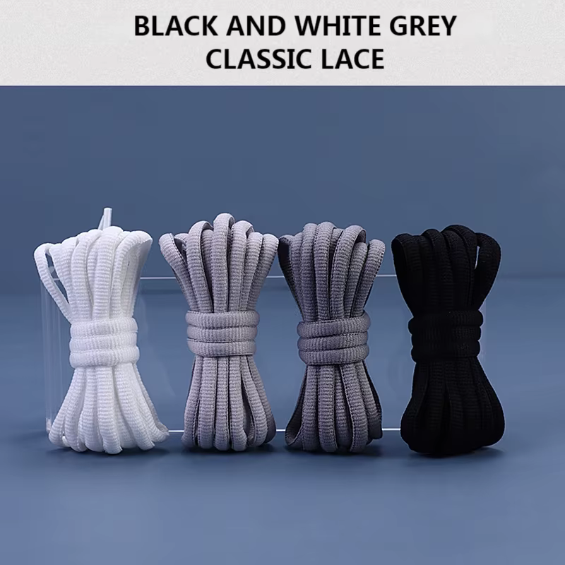 1 paire de lacets de chaussures ovales