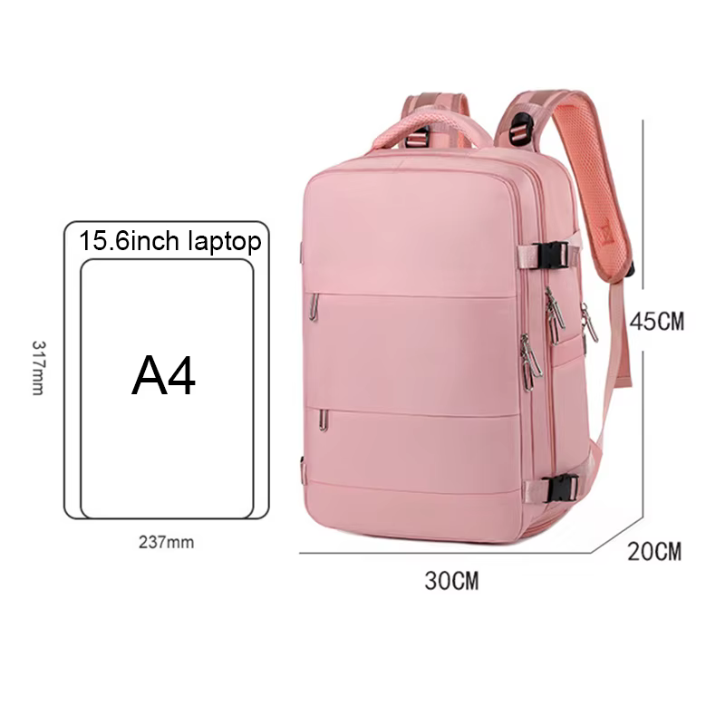Sac à dos de voyage pour hommes et femmes, grande capacité, approuvé par la compagnie aérienne, multifonction, avec compartiment à chaussures, pochette d'ordinateur, chargement USB
