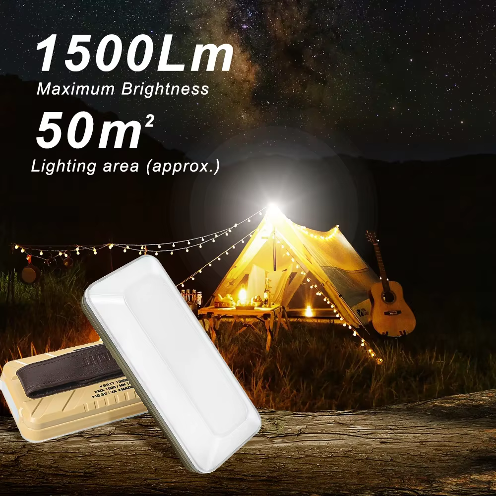 1500LM Portable lumières de Camping en plein air USB lampe Rechargeable LED