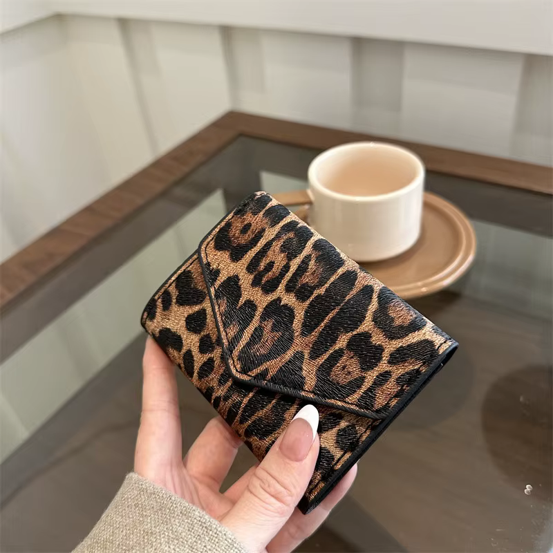 Sac à main en cuir synthétique imprimé léopard