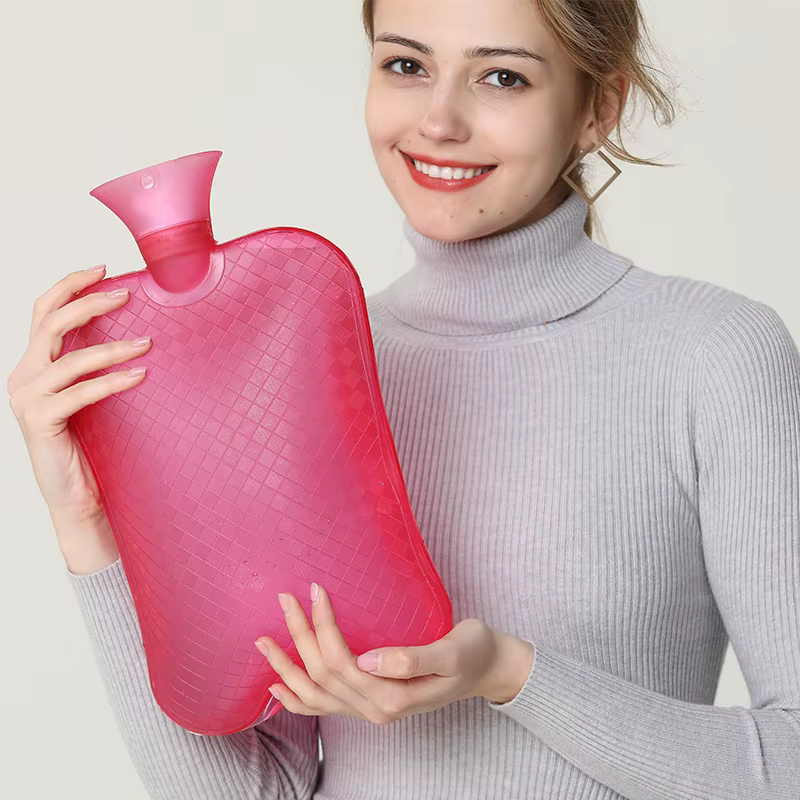 Sac d'eau chaude 3L, bouteille d'eau chaude de grande capacité