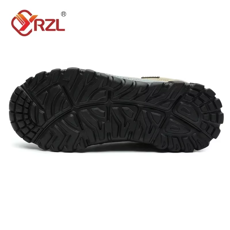 YRZL chaussures de randonnée en plein air hommes baskets sans lacet décontracté