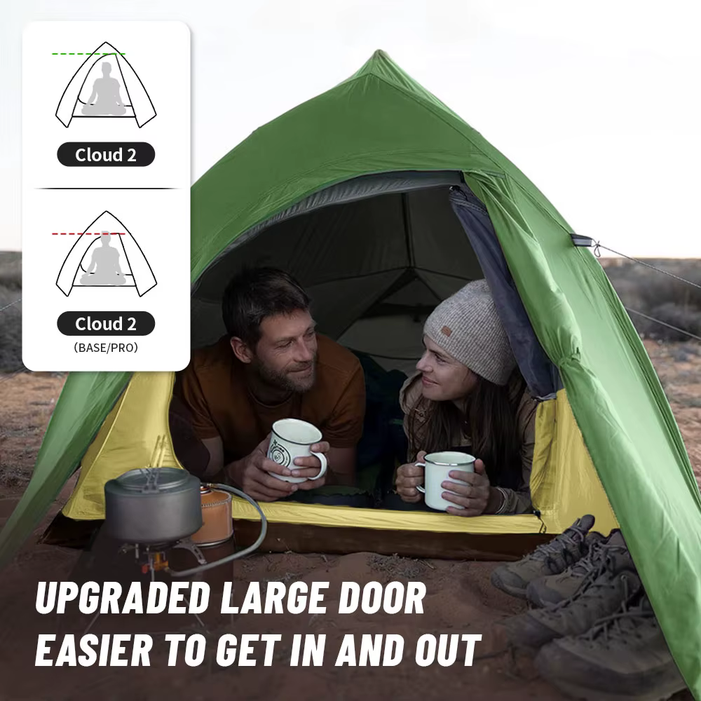 Naturehike Cloud Up 1 2 3 personnes tente de Camping ultralégère étanche tentes de Trekking randonnée sac à dos abri