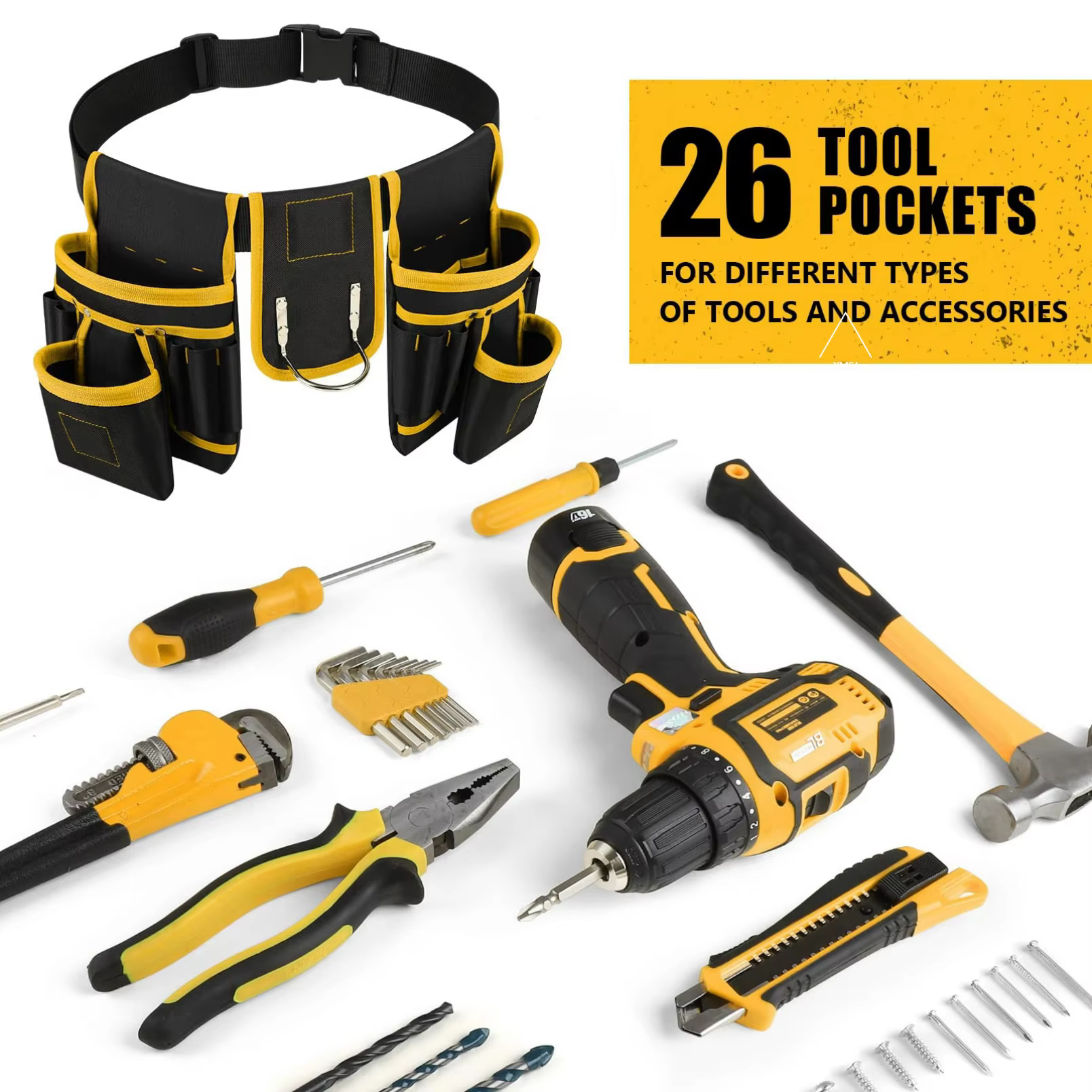 Ceinture porte-outils magnétique XMSJ pour homme