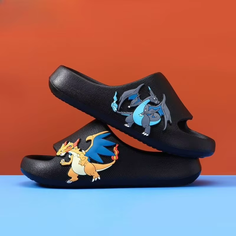 Bandai Pokemon Pikachu Charizard – pantoufles pour enfants