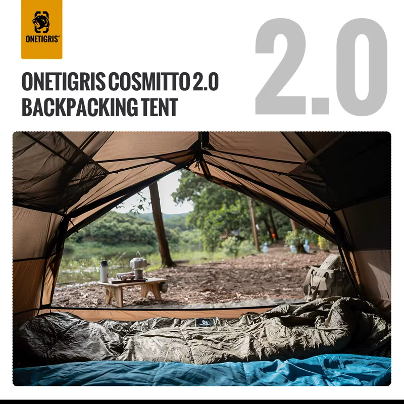 COSMITTO 2.0 tente de Camping pour deux personnes 3 saisons installation facile