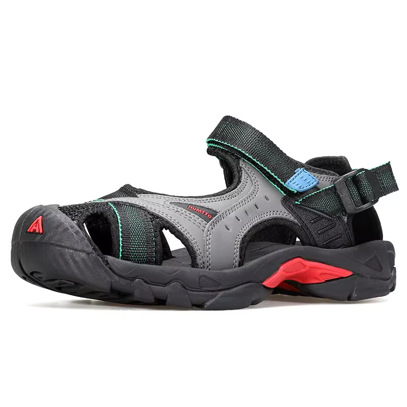 HUMTTO Chaussures d'été pour hommes Randonnée en plein air Sandales Respirant Eau Plage