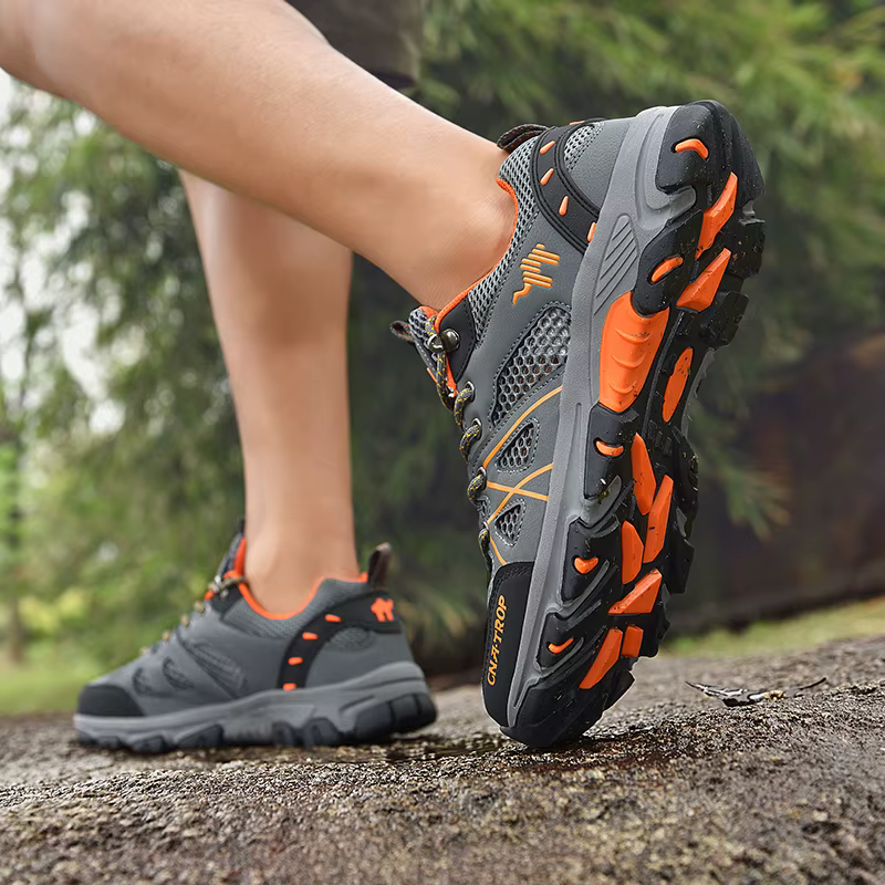 Chaussures de randonnée pour hommes, chaussures de sport simples en maille respirante, chaussures de sport tactiques d'été résistantes à l'usure pour l'extérieur et la chasse
