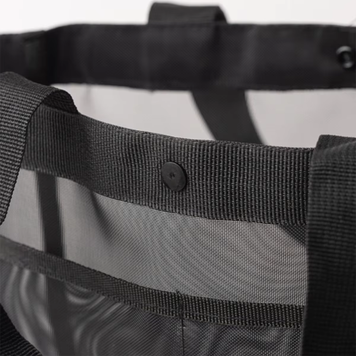 Sac à main en gaze de couleur unie, sac de rangement transparent, sac à bandoulière, sac de plage, sac de shopping en filet transparent de grande capacité, 1 pièce