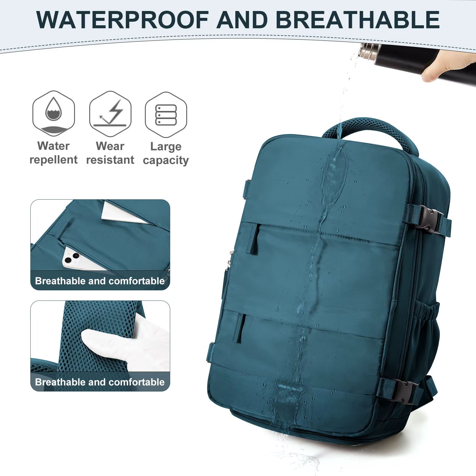 Sac à dos de voyage pour femmes et hommes