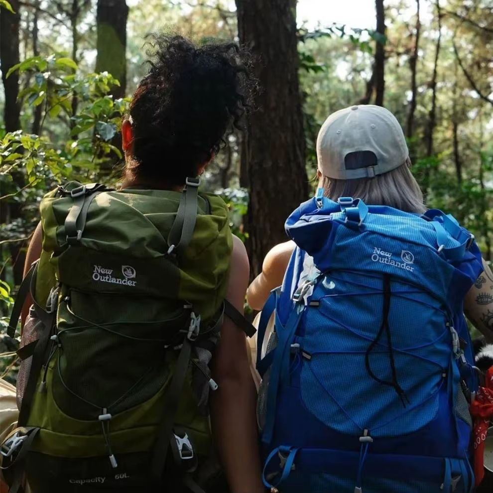 Sac à dos en nylon de grande capacité 50L pour voyage