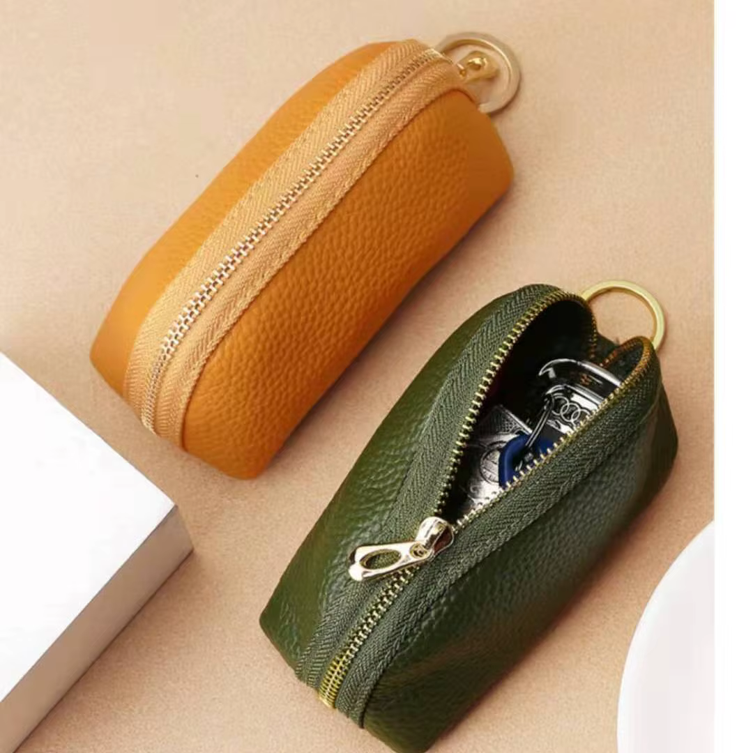 Sac à boulettes, sac à clés, portefeuille de grande capacité, sac en PU, sac à langer unisexe multifonctionnel