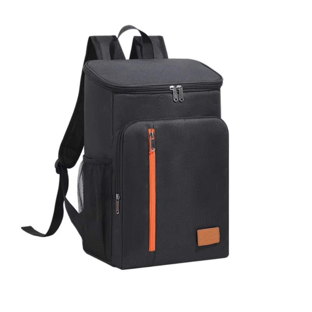 Sac à dos isotherme à double bandoulière, sac à déjeuner thermique portable en Oxford, sac isotherme de grande capacité, épais et tendance