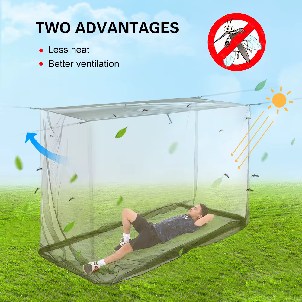 Filet de tente de Camping en maille anti-moustiques