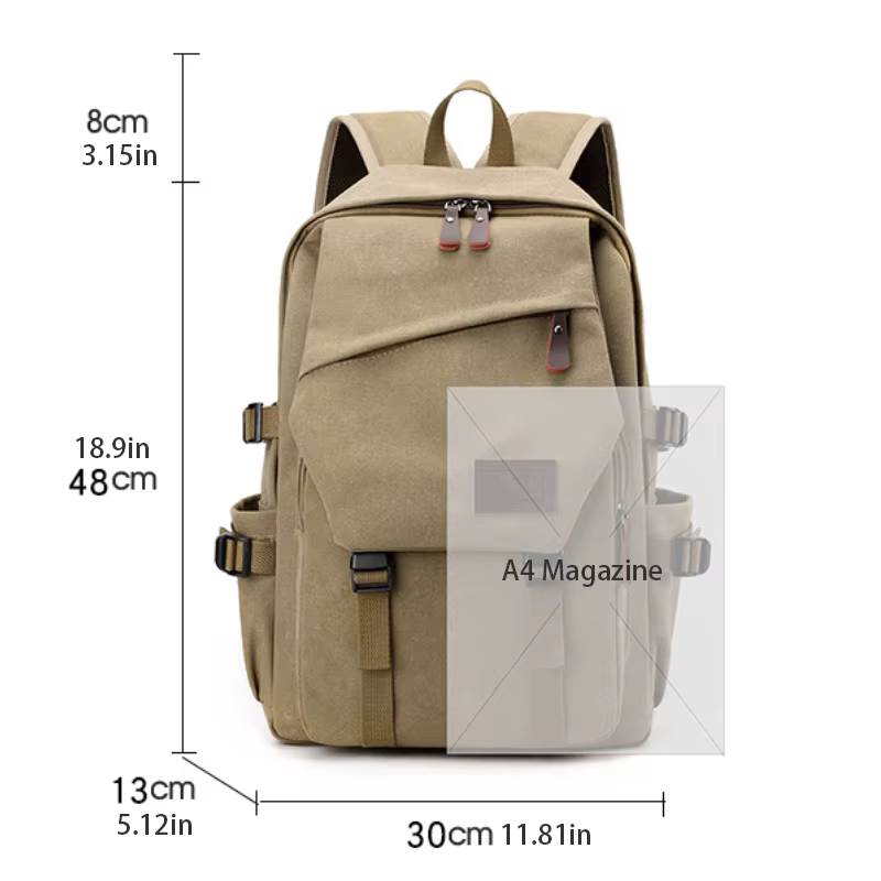 Sac à dos de voyage de grande capacité pour hommes, adapté aux différents groupes de personnes, longueur de bandoulière réglable, multi-compartiments