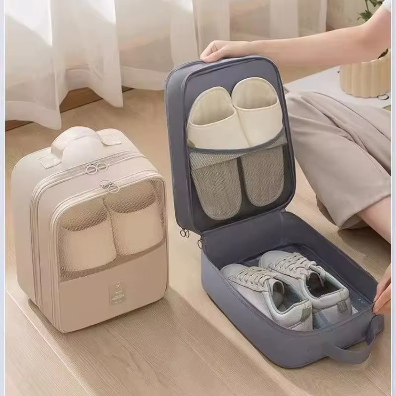 Sac à chaussures à trois couches