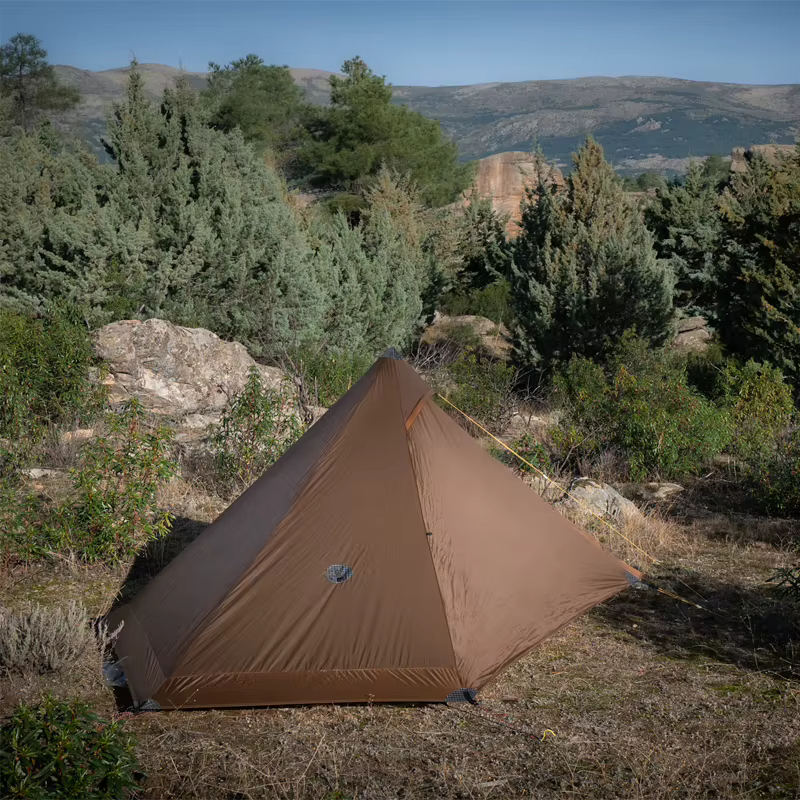 Nouvelle Version FLAME'S CREED Lanshan 1 Pro tente 3/4 saison 230*90*125cm 2 côtés 20d Silnylon 1 personne