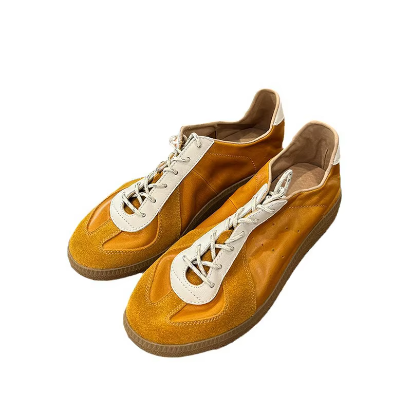 Chaussures d'entraînement allemandes en cuir véritable pour femmes