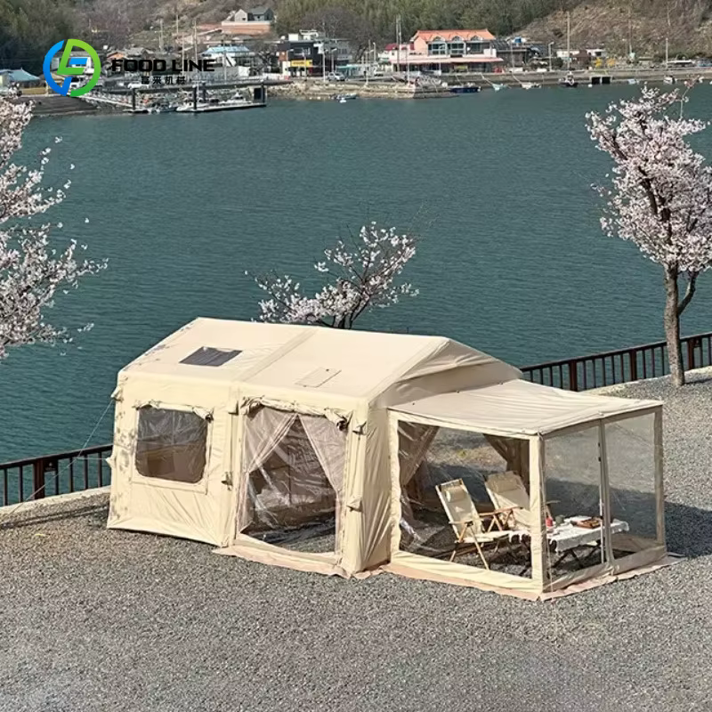 Tente pneumatique personnalisée - Beige