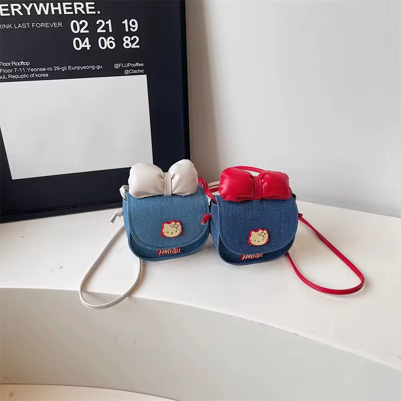 Sac bandoulière diagonale Kawaii Hello Kitty pour femme