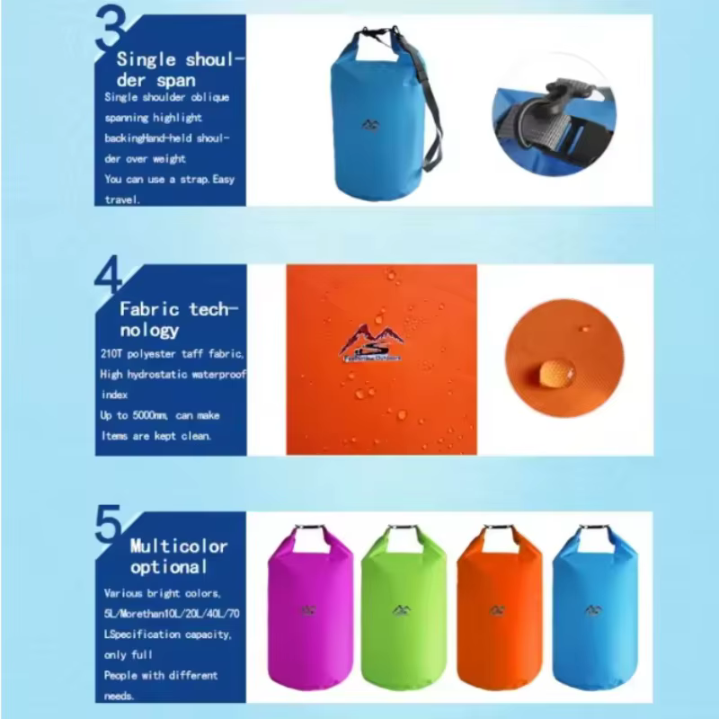 Sac sec de grande capacité 5/10L/20/40/70L