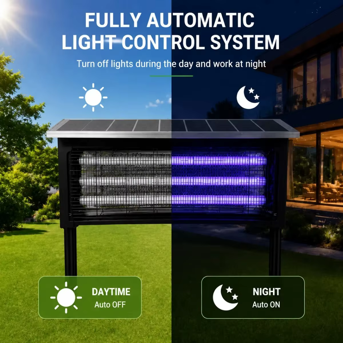 Lampe solaire anti-moustiques JOYINLED avec lumière