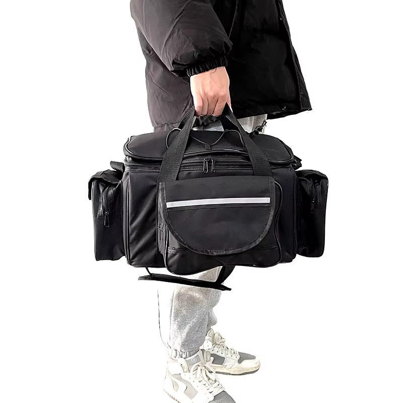 Sac de pêche de grande capacité, étanche, multifonctionnel, sac de taille pour leurre, sacs à bandoulière d'extérieur, matériel de pêche à la carpe, PJ198