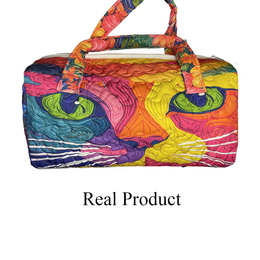 Sac fourre-tout matelassé 3D pour femmes, motif tribal africain coloré, sacs de sport, de festival, de voyage ou de nuit pour femmes africaines, motif coucher de soleil et panier de fruits, style bohè