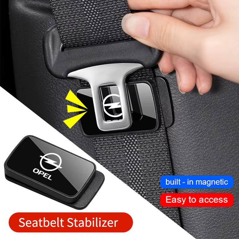 Support de ceinture de sécurité intérieur de voiture, Clip magnétique réglable, accessoire pour Opel Astra G H J K F Corsa D Zafira B Insignia Mokka Regal