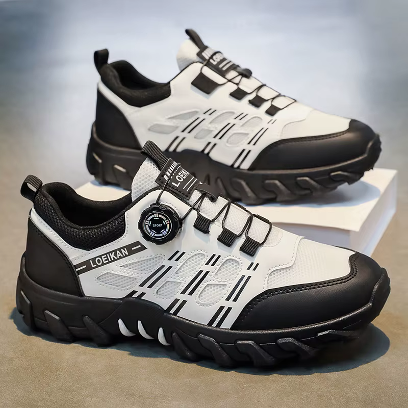 LOEIKAN Chaussures de randonnée à boucle rotative pour hommes