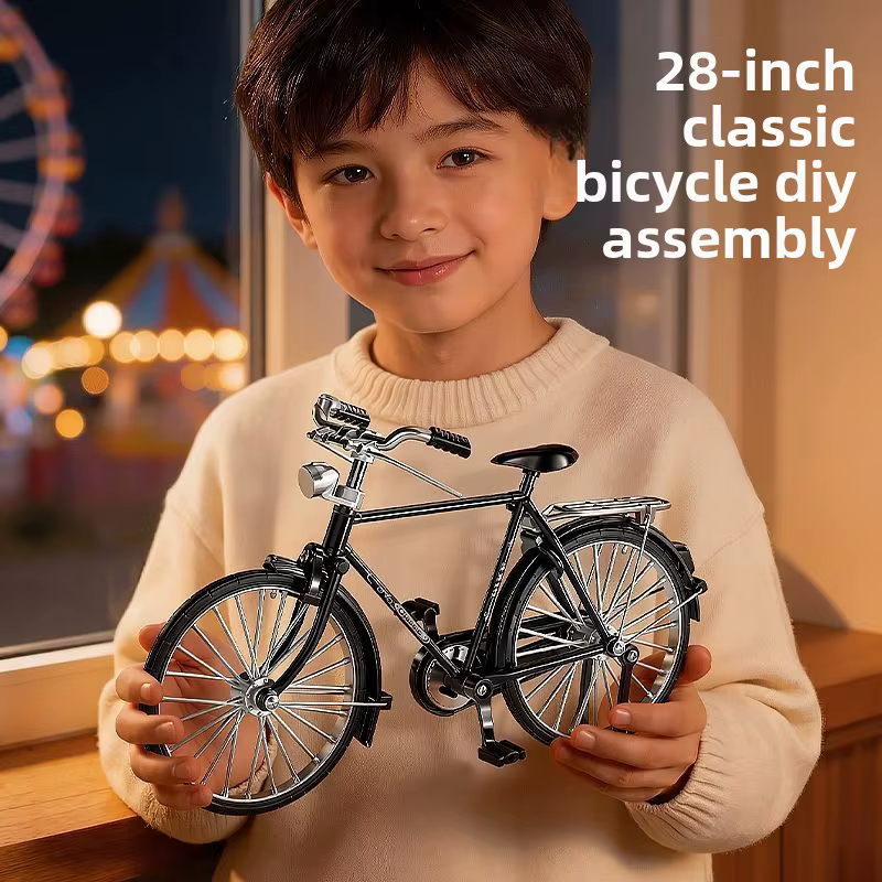 Modèle de vélo rétro nostalgique, décoration douce pour salon et véranda, accessoires de maison créatifs et exquis, ornements, cadeaux !
