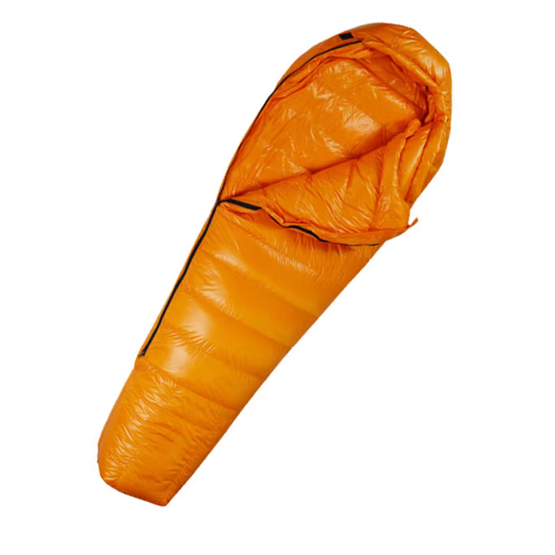 Sac de couchage de camping ultraléger pour l'extérieur, rempli de duvet d'oie chaud, style maman adulte, sac de couchage de voyage, camping, randonnée