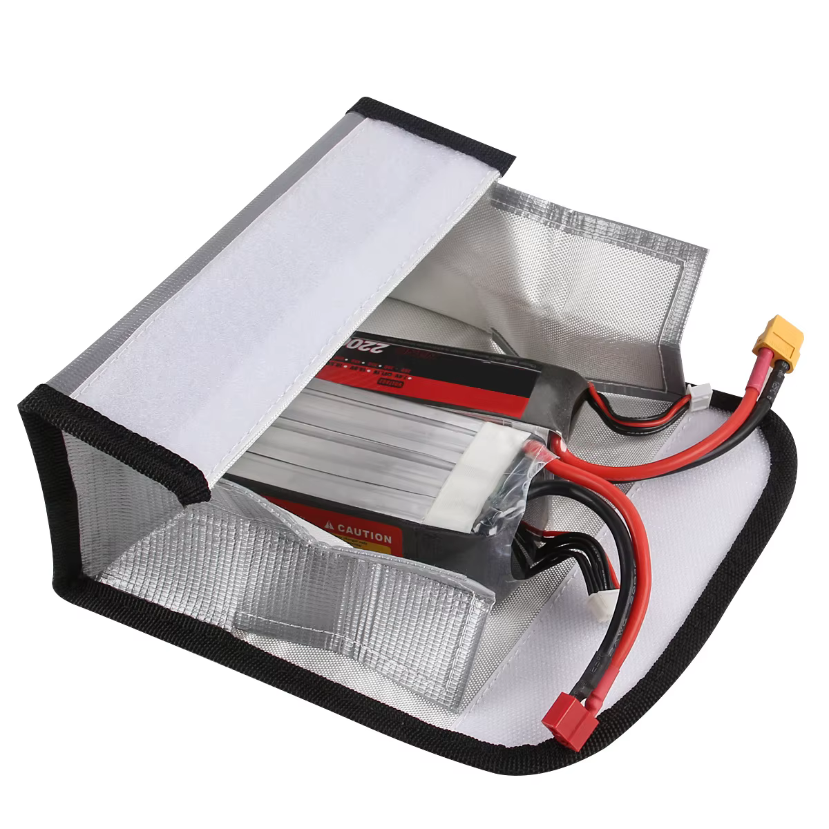 Batterie Lipo étanche et ignifuge, sac de sécurité antidéflagrant, batterie Lipo résistante au feu, Drone de course FPV, modèle RC/alimentation Mobile