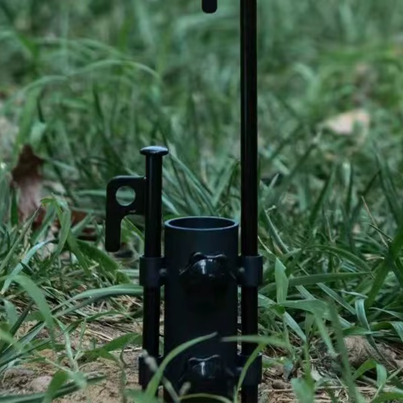 Accessoires fixes de plafond pour tente de Camping en plein air, bâche d'auvent, fixateur de poteau de Camp, équipement, tige de Support, Tube de fixation, outils d'extérieur, 1 pièce